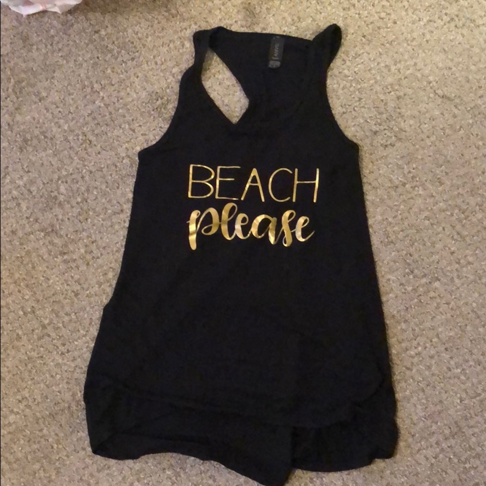 Beach please tank tops. Never been worn